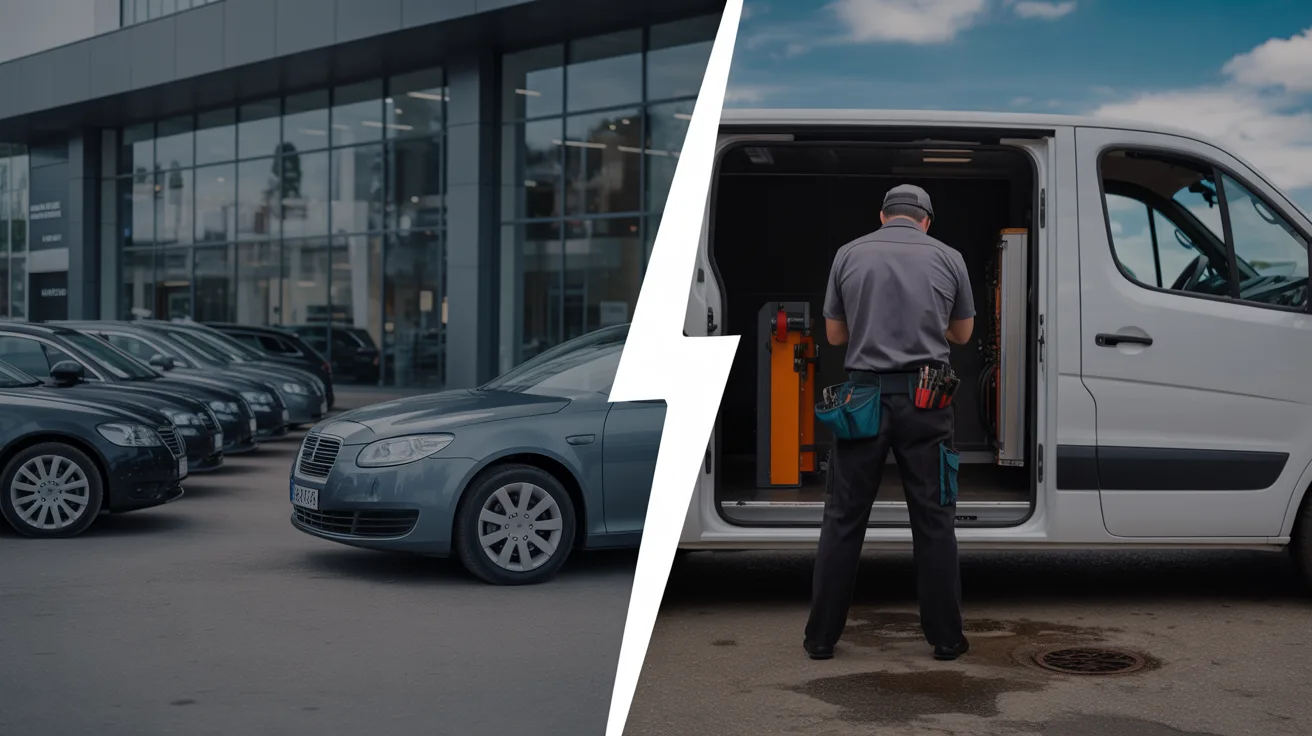 Autosleutels Dealer Vs Mobiele Service
